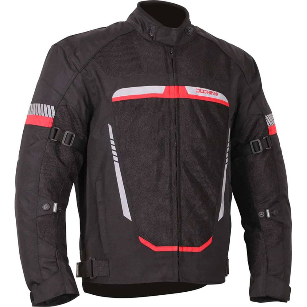 Duchinni Mistral Textile Jacket Black / Red