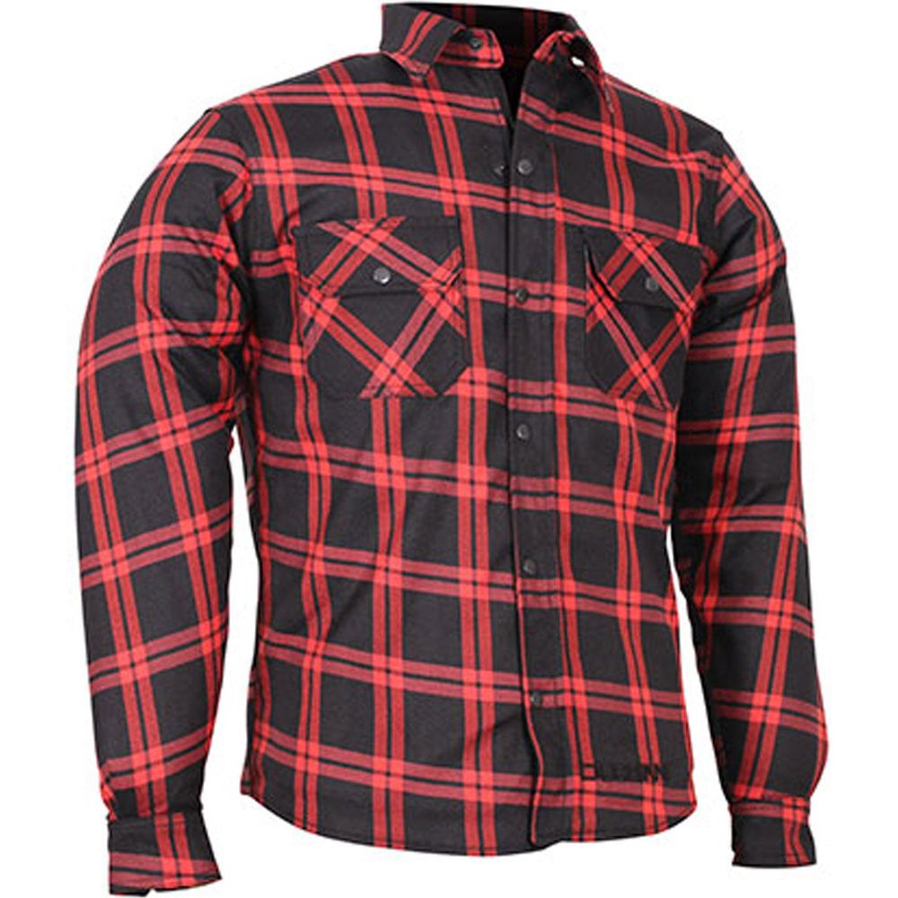 Duchinni Redwood Youth Shirt Black / Red  - FREE UK Shipping, FREE 365 Day Returns | Moto Central