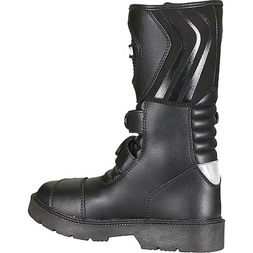 Duchinni Switch Youth Boots Black - FREE UK Shipping, FREE 365 Day Returns | Moto Central