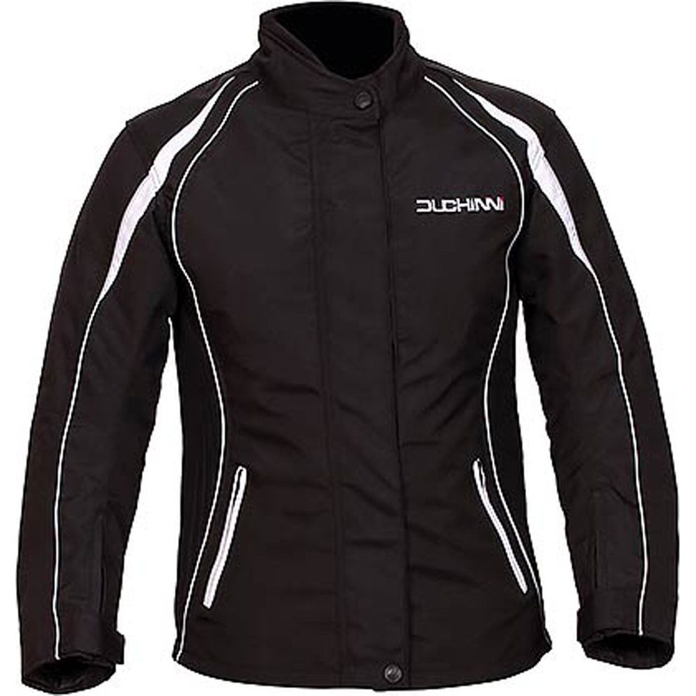 Duchinni Vienna Ladies Textile Jacket Black / White