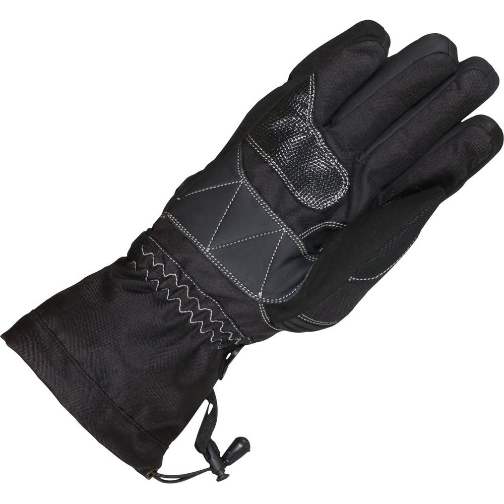 Duchinni Yukon Leather / Textile Gloves Black - FREE UK Shipping, FREE 365 Day Returns | Moto Central