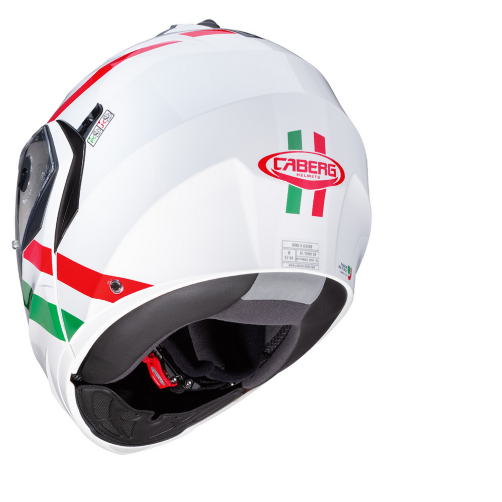 Caberg Duke 2 Super Legend Flip-Up Helmet Italia - FREE UK Shipping, FREE 365 Day Returns | Moto Central