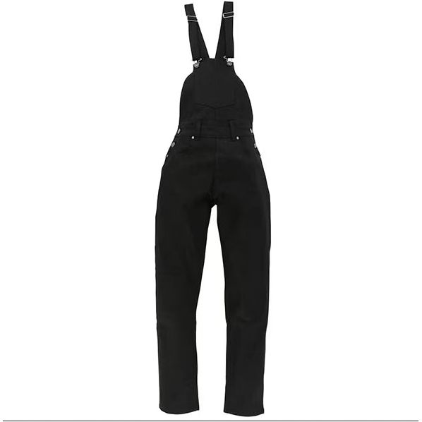 Resurgence Gear PEKEV Ladies Denim Dungaree Black