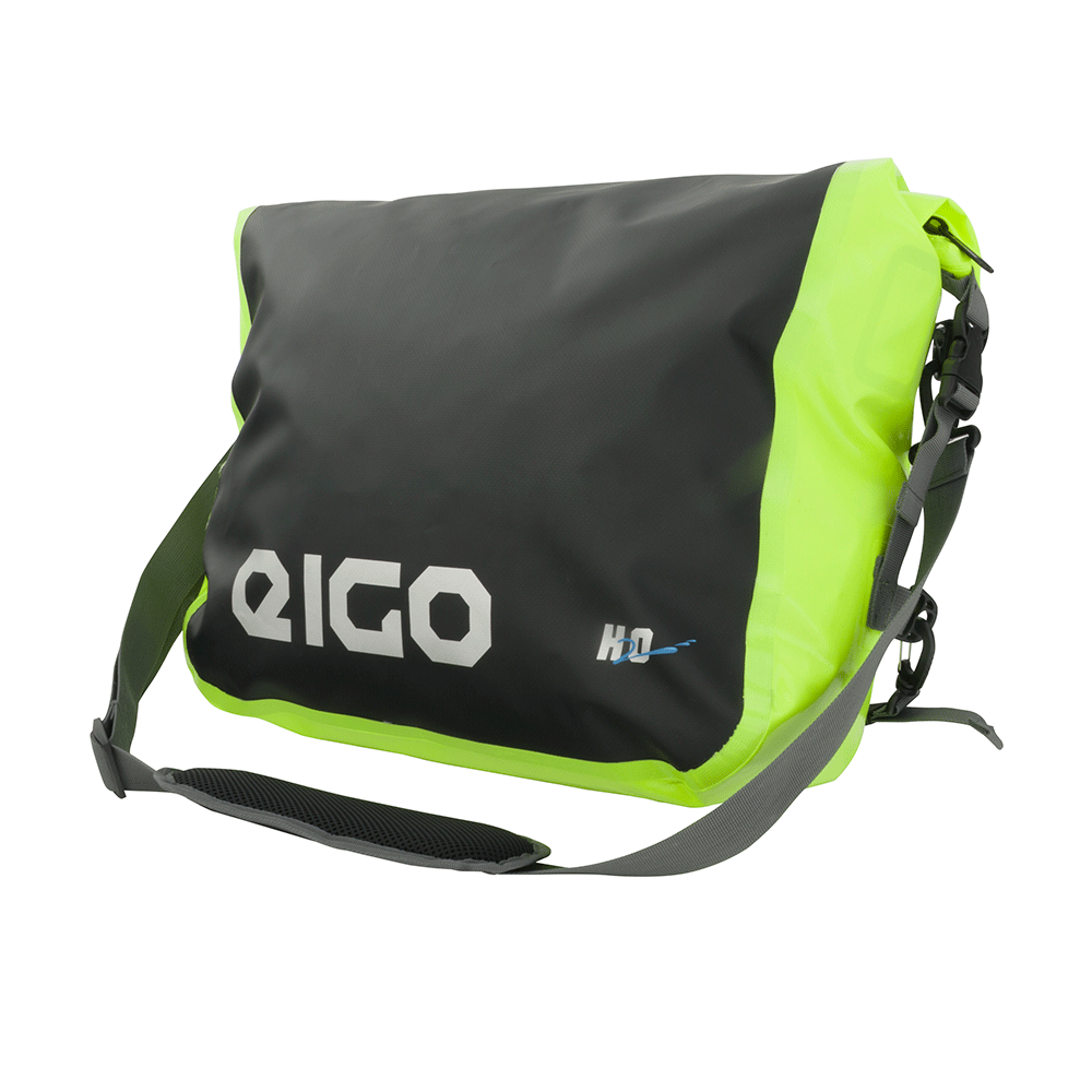 Eigo Waterproof Messenger Wet Bag Black / Yellow