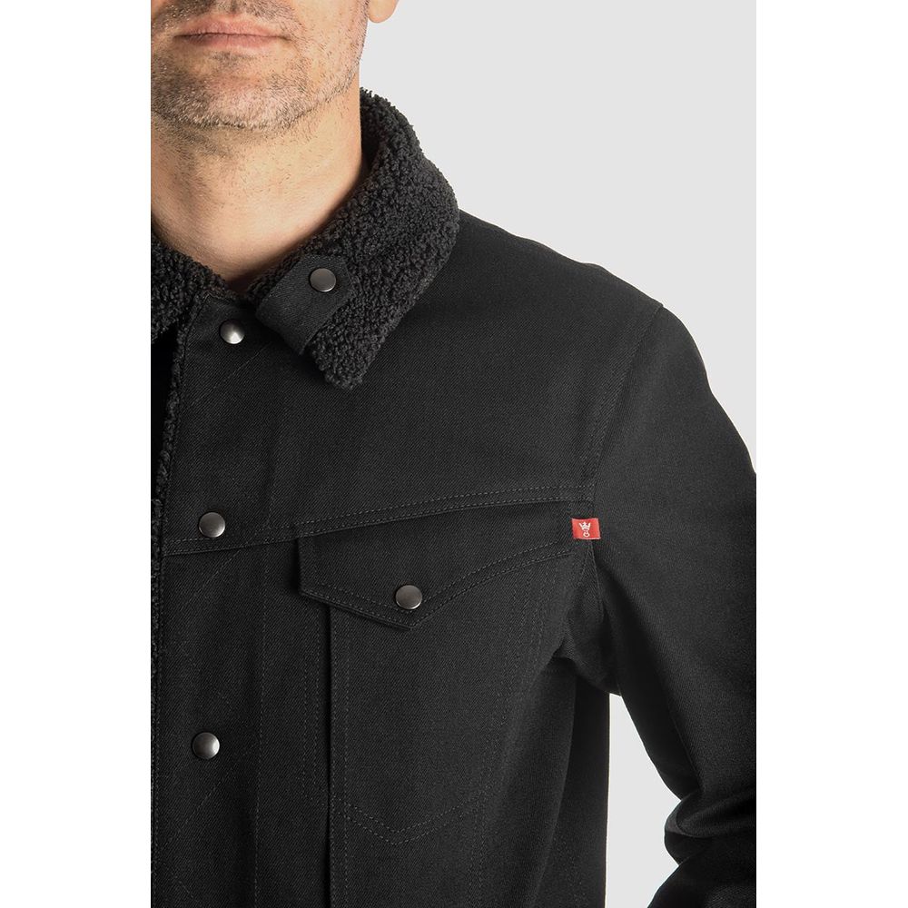 Pando Moto Husky 2.0 Denim Jacket Black - FREE UK Shipping, FREE 365 Day Returns | Moto Central