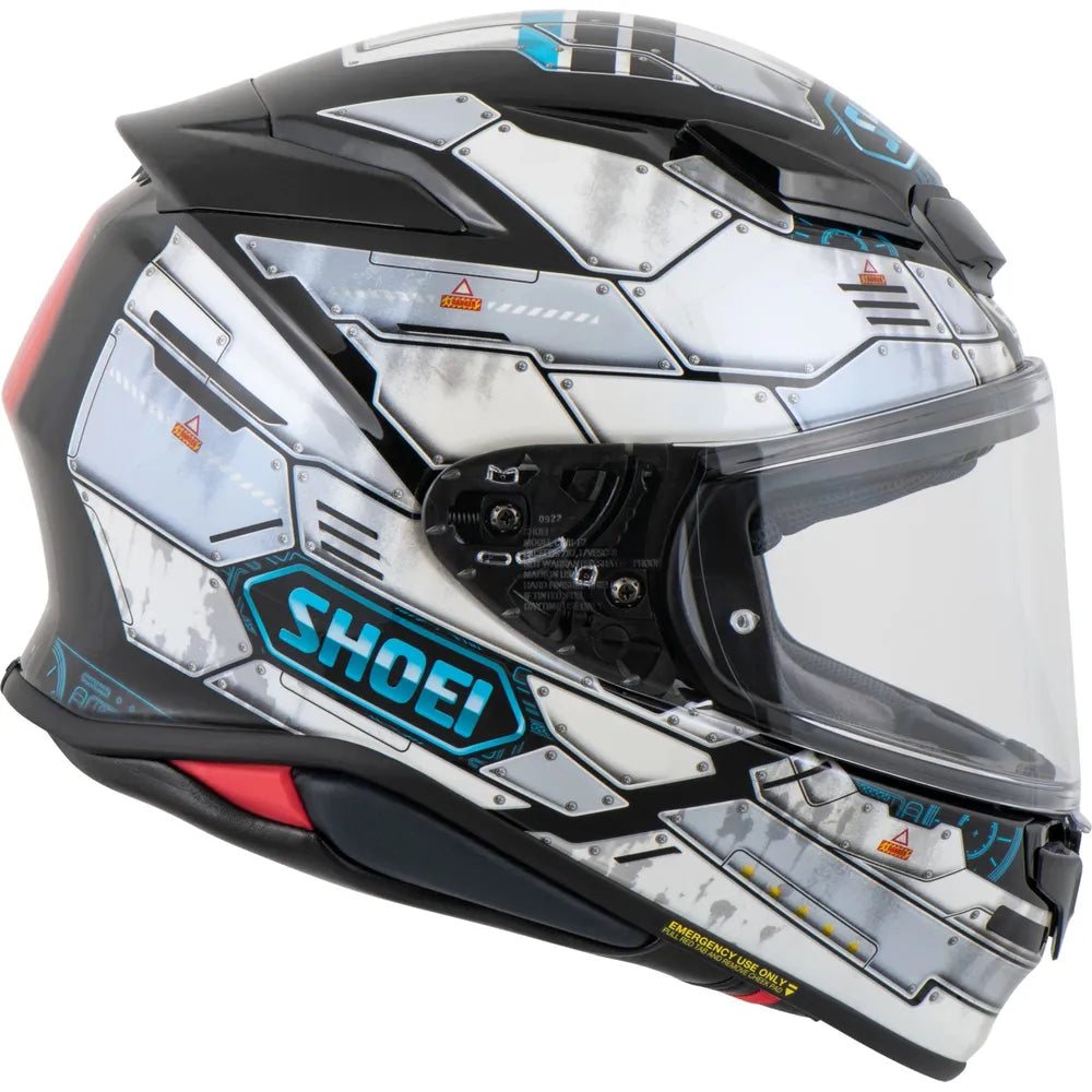 Shoei NXR2 Fortress TC6 Full Face Helmet White - FREE UK Shipping, FREE 365 Day Returns | Moto Central