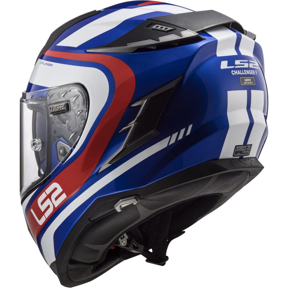 LS2 FF327 Challenger HPFC Full Face Helmet Fusion Blue / Red - FREE UK Shipping, FREE 365 Day Returns | Moto Central