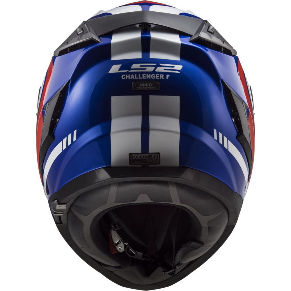 LS2 FF327 Challenger HPFC Full Face Helmet Fusion Blue / Red - FREE UK Shipping, FREE 365 Day Returns | Moto Central