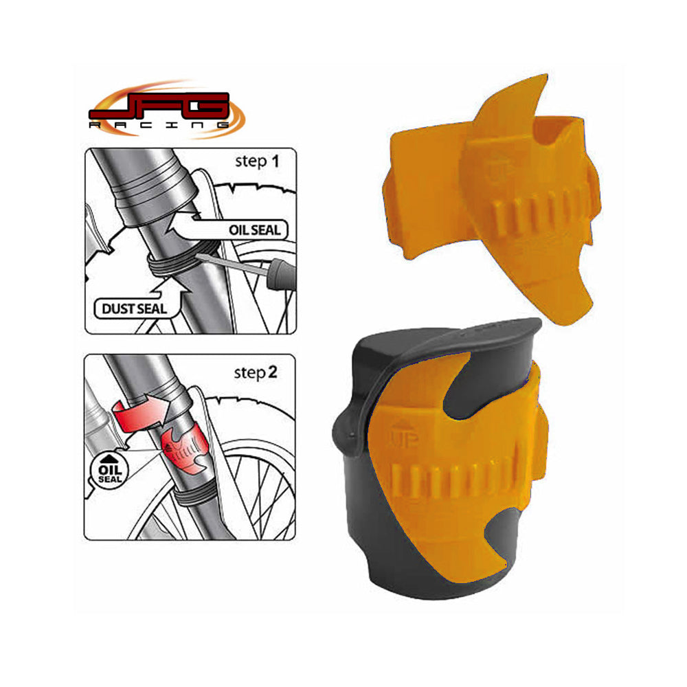 Bike It Orange Fork Seal Saver Scraper