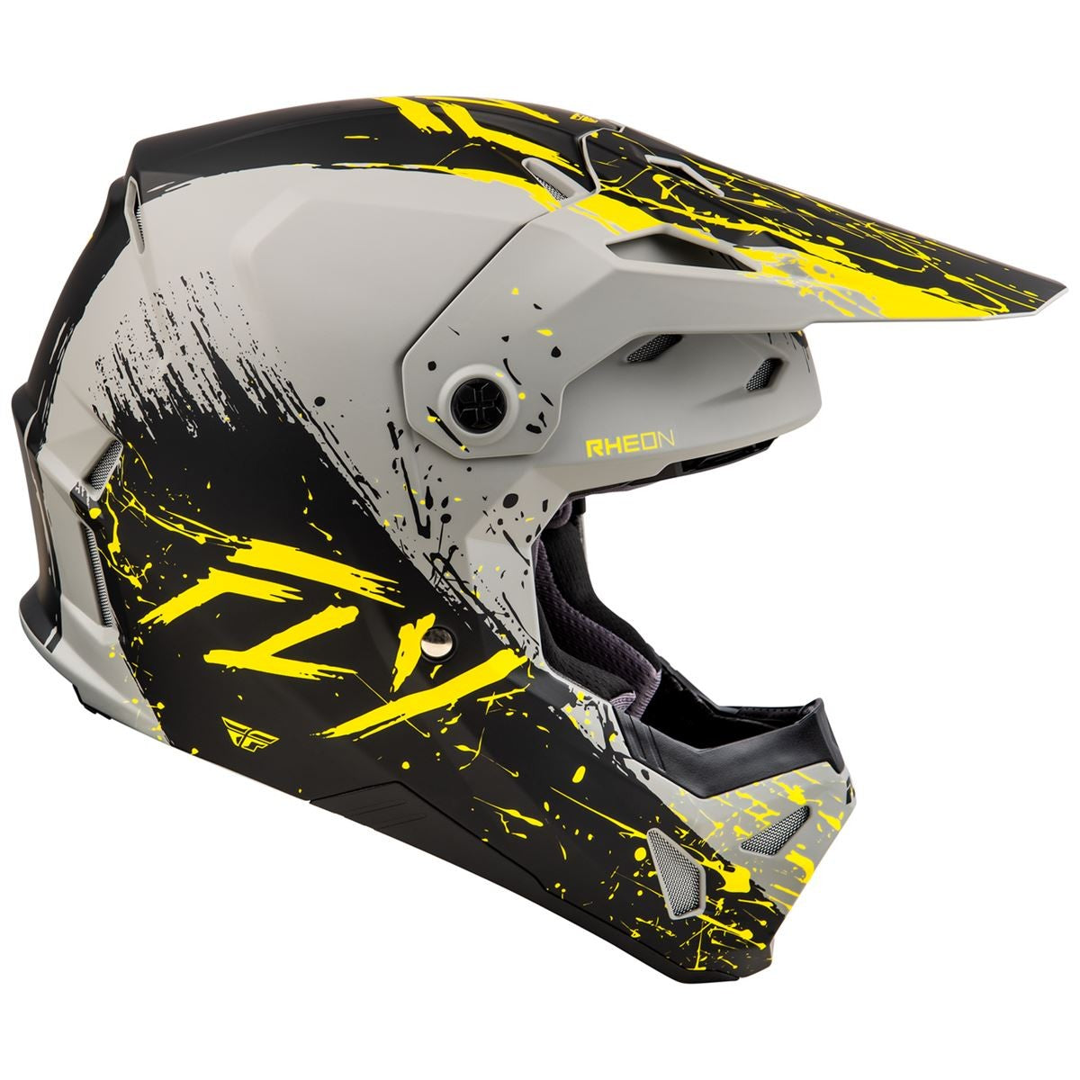 Fly Racing Formula CP Manic Matt Grey / Black / Yellow