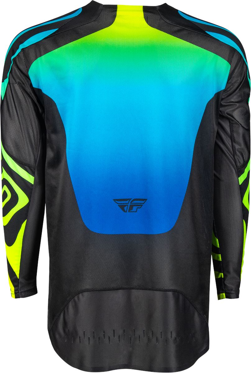 Fly Racing Evolution? DST Jersey Zen Black / Blue / Yellow - FREE UK Delivery, FREE 365 Day Returns | Moto Central