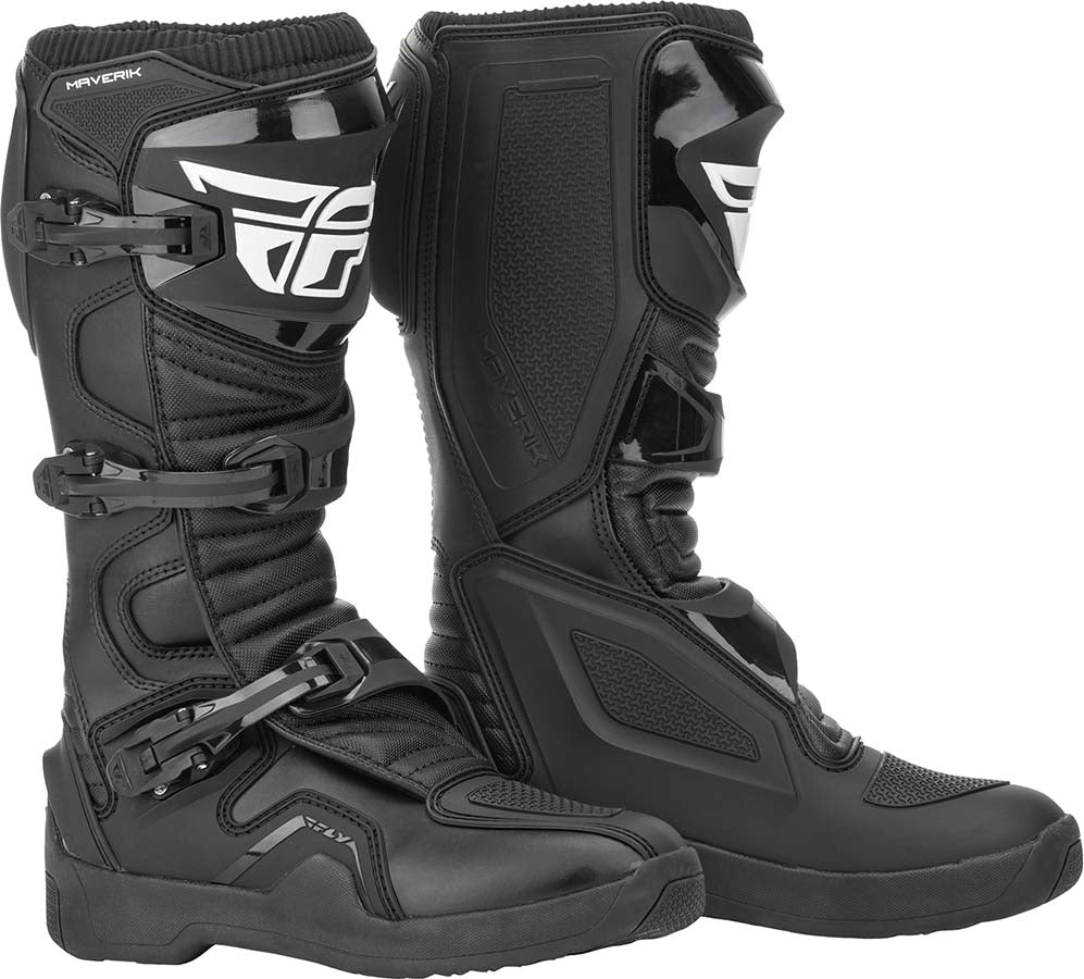 Fly Racing Maverik MX Boots Black - FREE UK Shipping, FREE 365 Day Returns | Moto Central