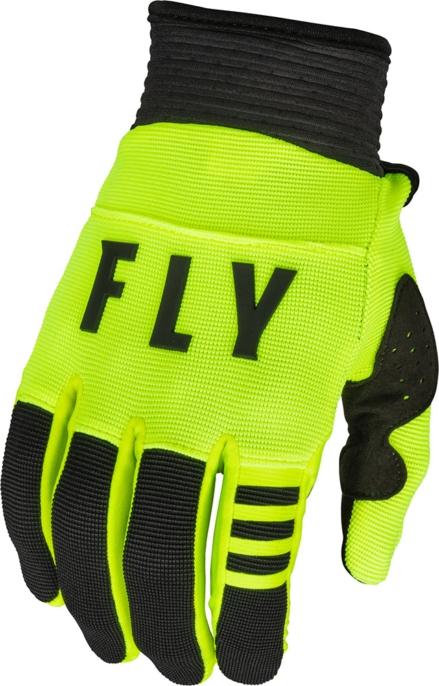 Fly Racing F-16 Youth MX Gloves Hi-Vis / Black