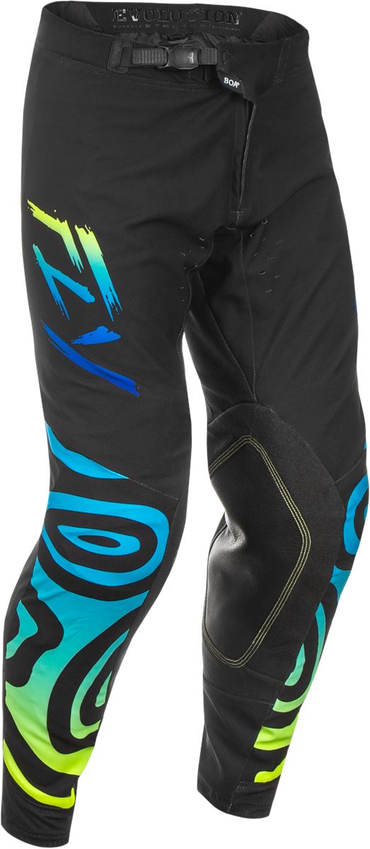 Fly Racing Evolution DST Trouser Zen Black / Blue / Yellow