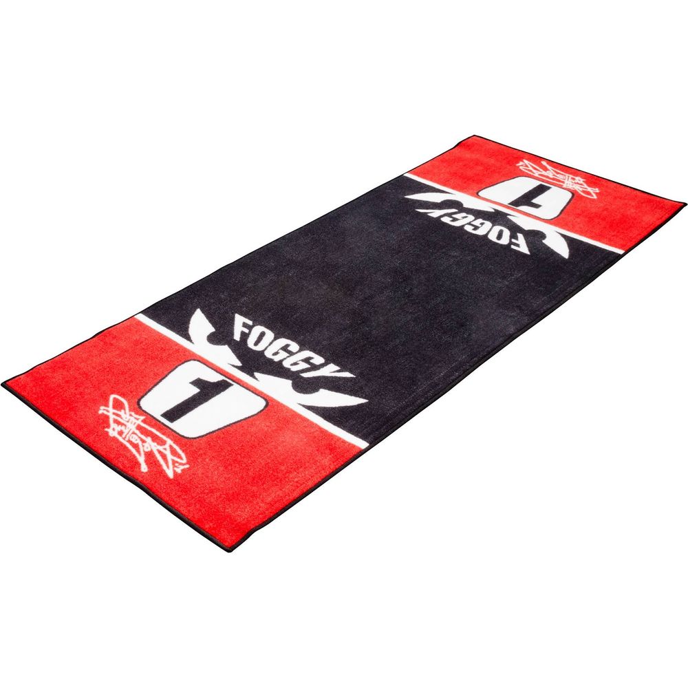 Foggy Carl "Foggy" Fogarty Number 1 Garage Mat Red