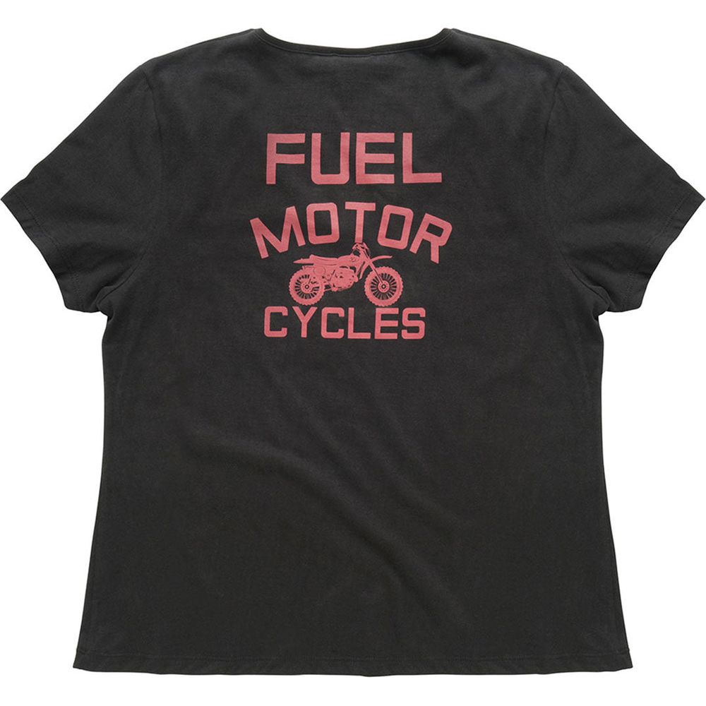 Fuel Angie Ladies T-Shirt Black  - FREE UK Shipping, FREE 365 Day Returns | Moto Central