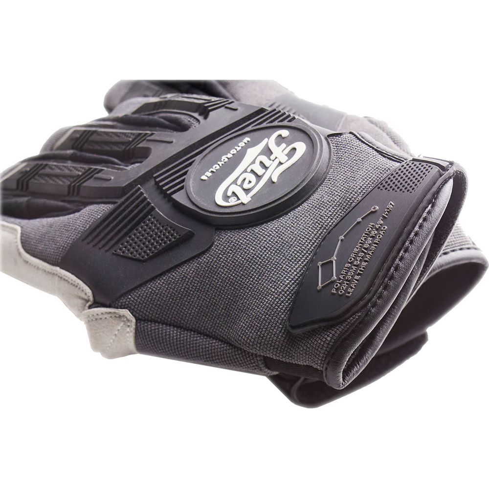 Fuel Astrail Leather / Textile Gloves Dark Grey