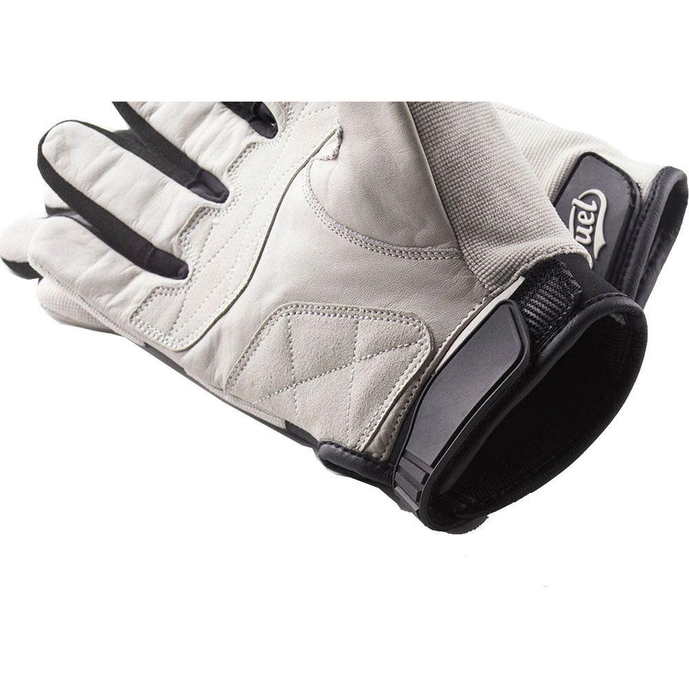 Fuel Astrail Leather / Textile Gloves Lucky Explorer White / Red