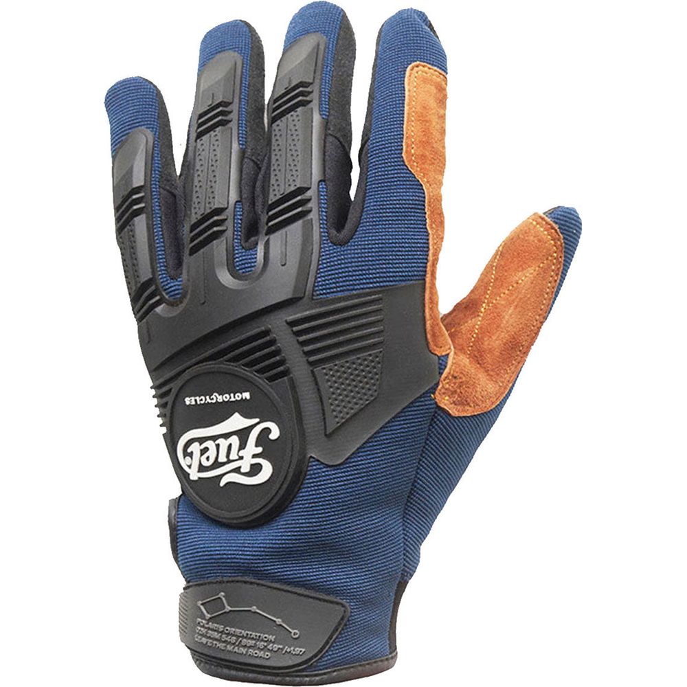 Fuel Astrail Leather / Textile Gloves Navy