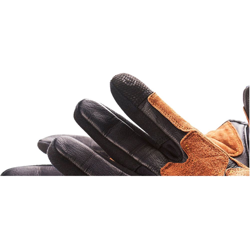 Fuel Astrail Leather / Textile Gloves Navy - FREE UK Shipping, FREE 365 Day Returns | Moto Central