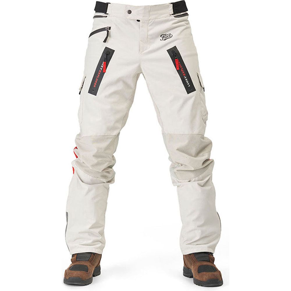 Fuel Astrail Textile Trouser Lucky Explorer White