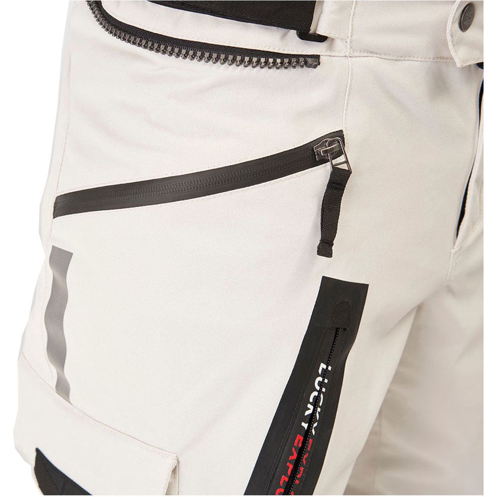 Fuel Astrail Textile Trouser Lucky Explorer White - FREE UK Shipping, FREE 365 Day Returns | Moto Central