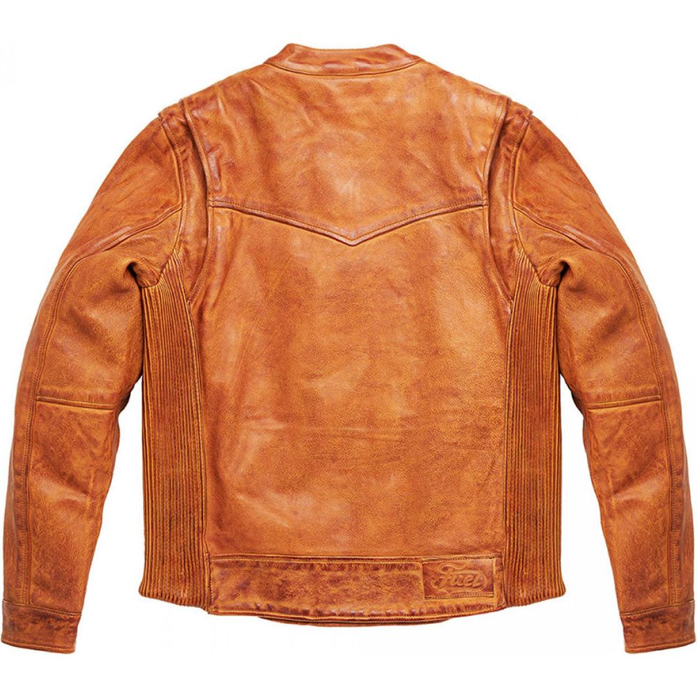 Fuel Bourbon Leather Jacket Tan