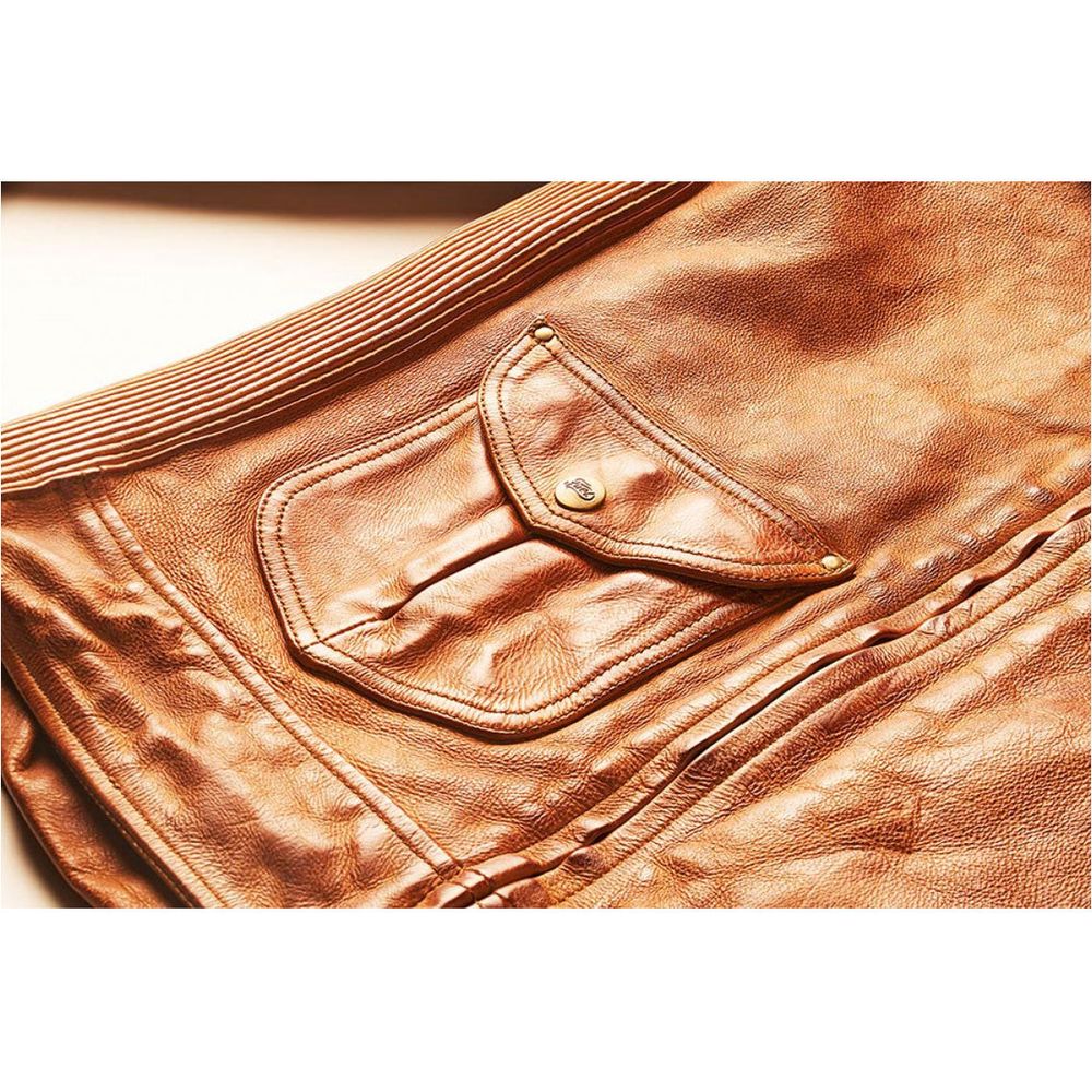 Fuel Bourbon Leather Jacket Tan