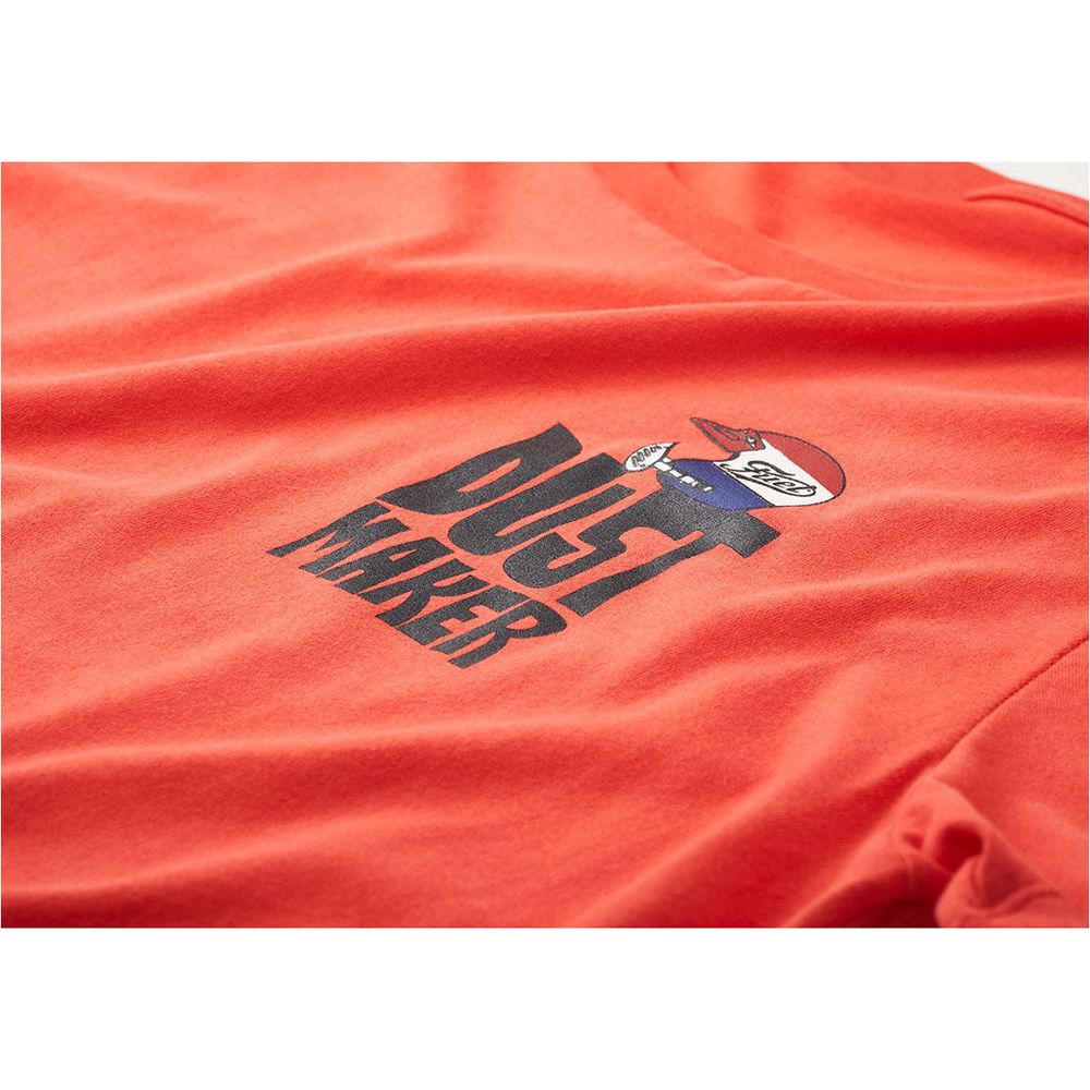 Fuel Dust Maker T-Shirt Red - FREE UK Shipping, FREE 365 Day Returns | Moto Central