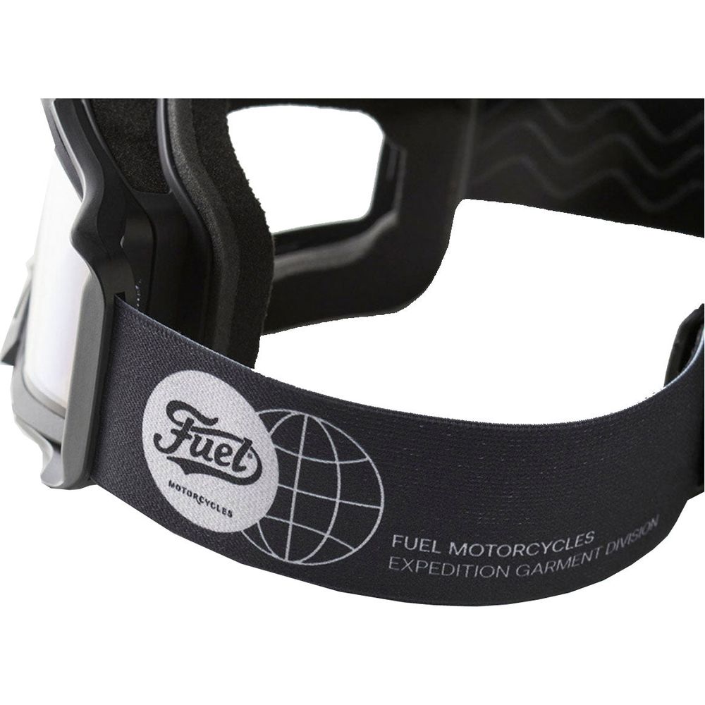 Fuel Endurage Goggles Grey With Clear Lens - FREE UK Shipping, FREE 365 Day Returns | Moto Central