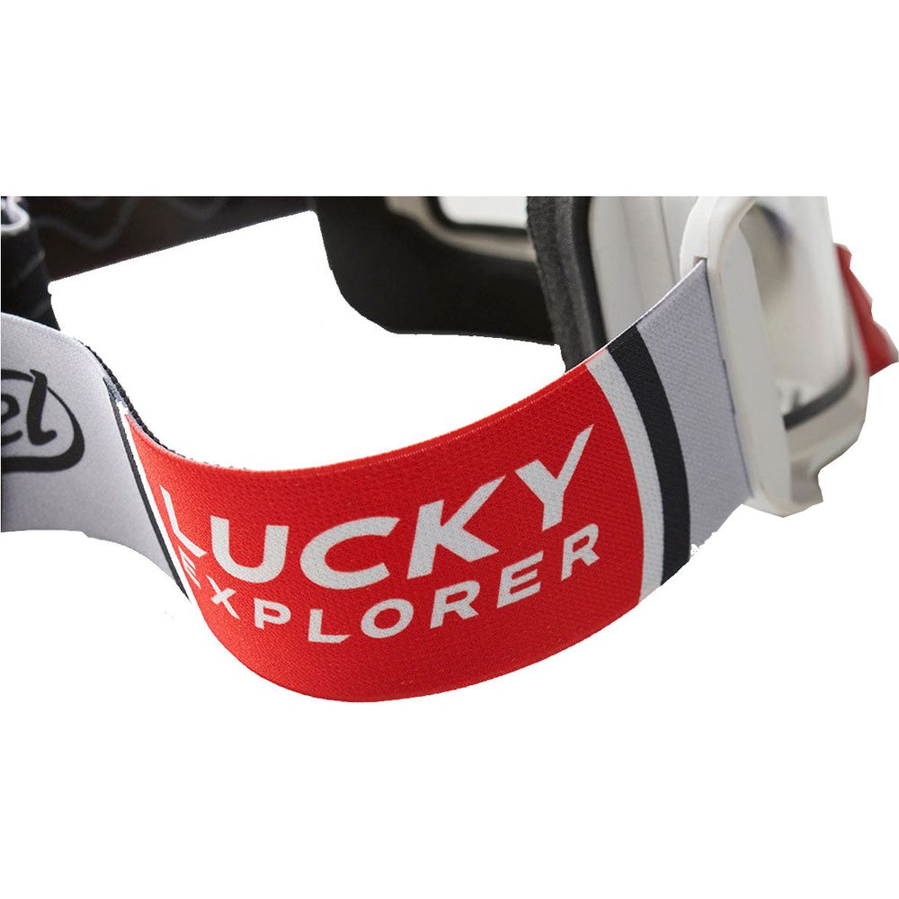 Fuel Endurage Goggles Lucky Explorer White With Clear Lens