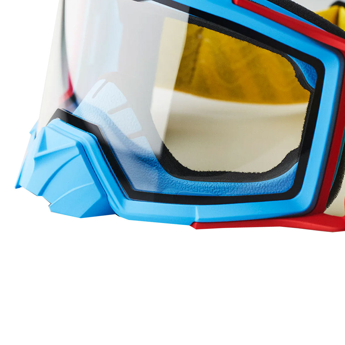 Fuel Endurage Goggles Yellow / Blue With Clear Lens - FREE UK Shipping, FREE 365 Day Returns | Moto Central