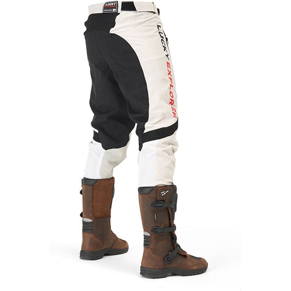 Fuel Endurage Textile Trouser Lucky Explorer White - FREE UK Shipping, FREE 365 Day Returns | Moto Central