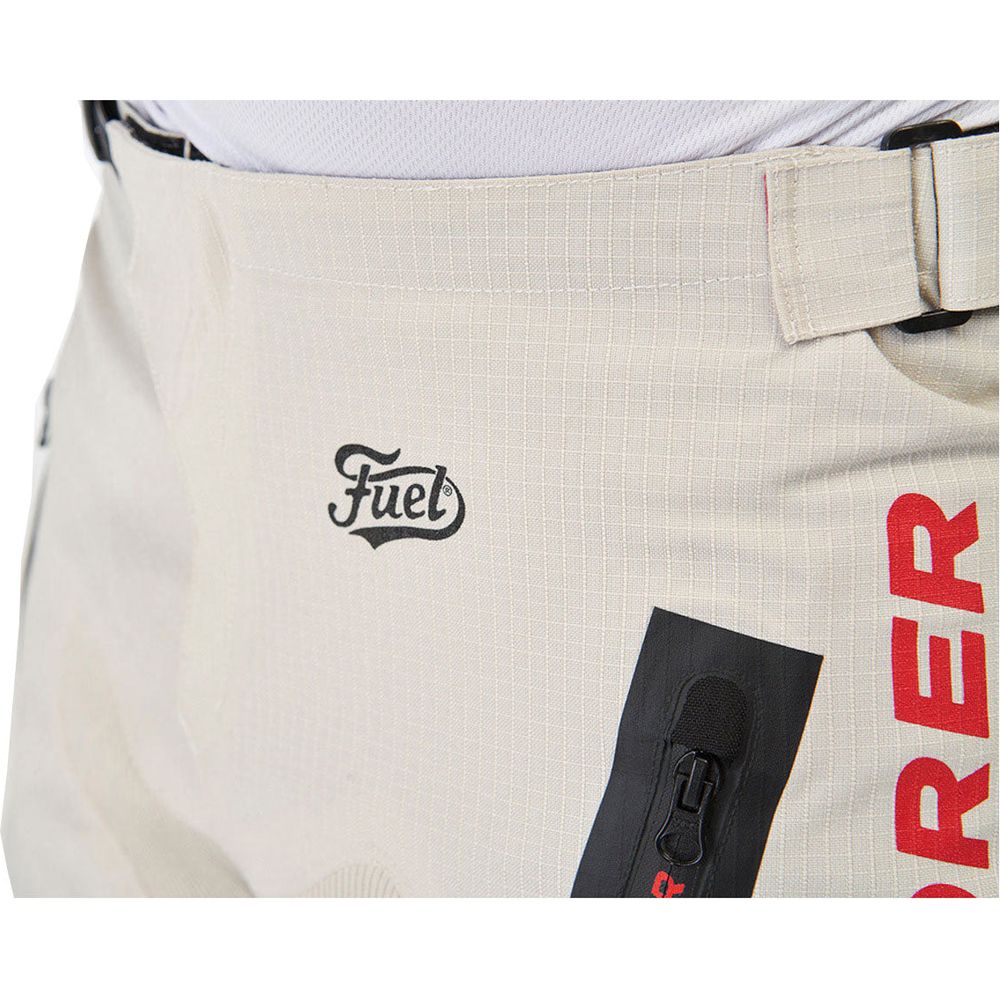 Fuel Endurage Textile Trouser Lucky Explorer White - FREE UK Shipping, FREE 365 Day Returns | Moto Central