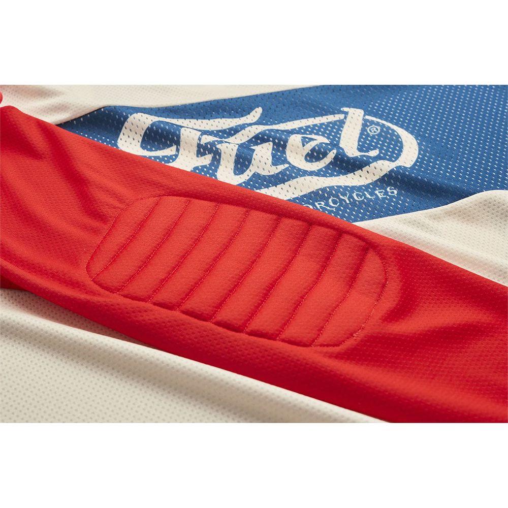 Fuel Enduro 35 Jersey White / Red - FREE UK Shipping, FREE 365 Day Returns | Moto Central