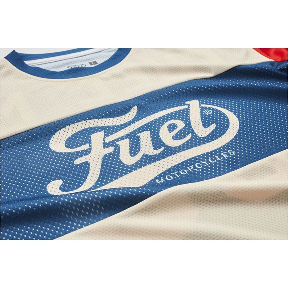 Fuel Enduro 35 Jersey White / Red - FREE UK Shipping, FREE 365 Day Returns | Moto Central