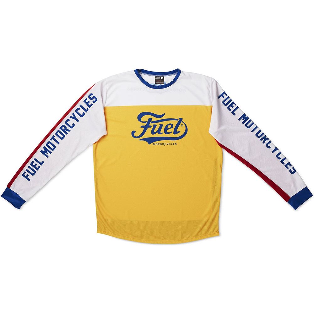 Fuel Baja Enduro Jersey Yellow / White