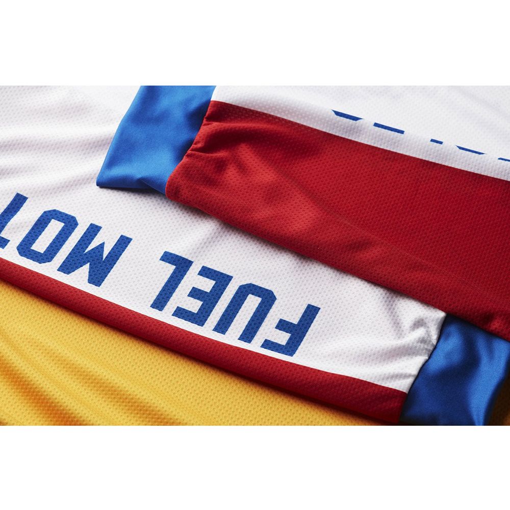 Fuel Baja Enduro Jersey Yellow / White - FREE UK Shipping, FREE 365 Day Returns | Moto Central