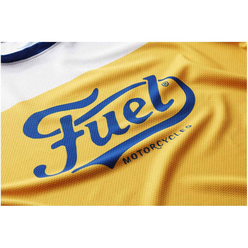 Fuel Baja Enduro Jersey Yellow / White - FREE UK Shipping, FREE 365 Day Returns | Moto Central