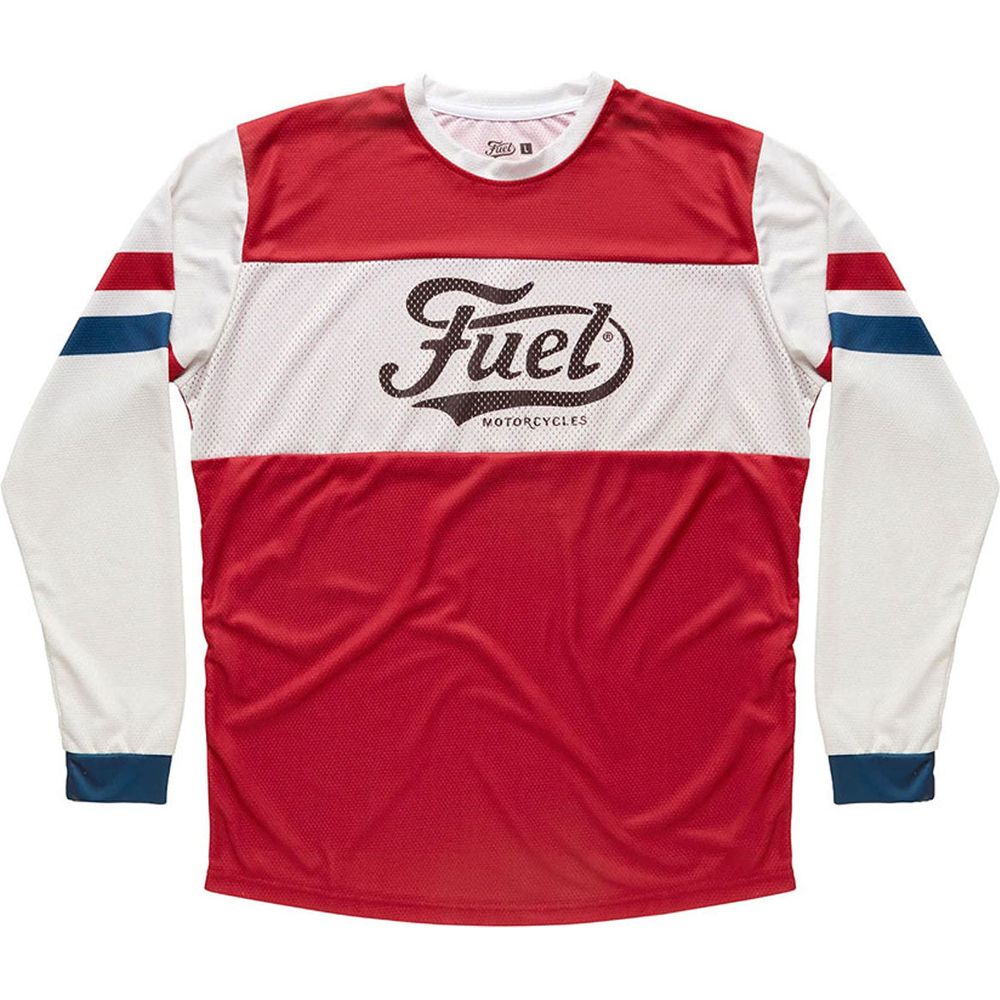 Fuel Enduro Kids Jersey White / Red