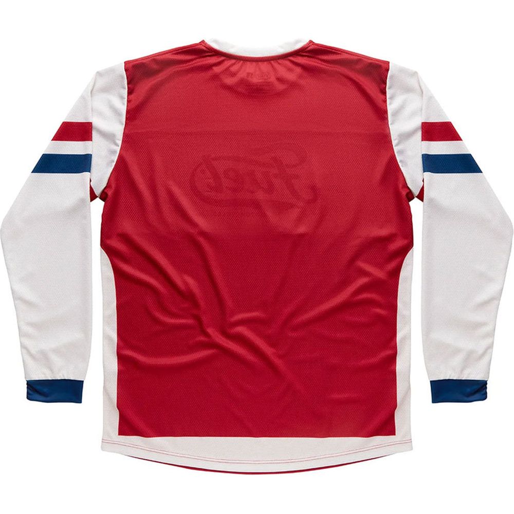 Fuel Enduro Jersey White / Red - FREE UK Shipping, FREE 365 Day Returns | Moto Central