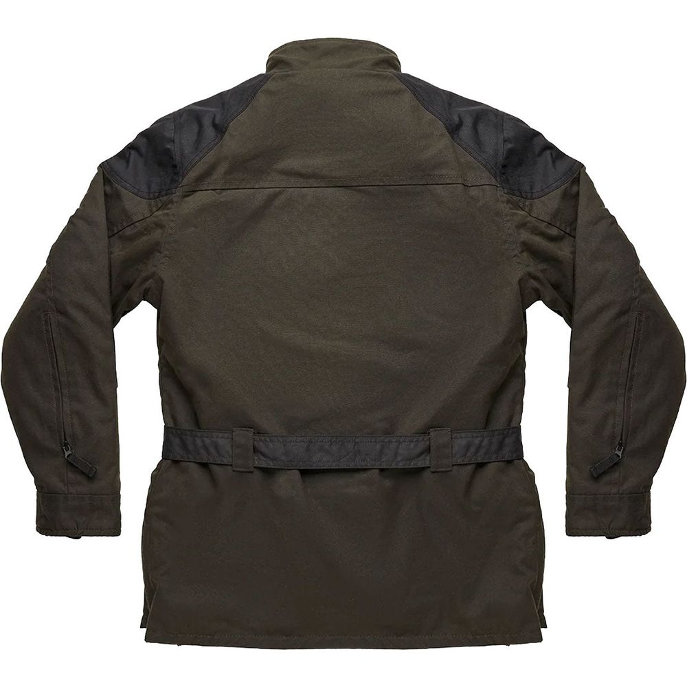 Fuel Bunker Waxed Cotton Jacket Green - FREE UK Shipping, FREE 365 Day Returns | Moto Central