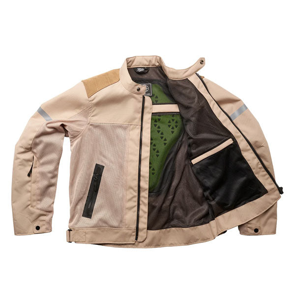 Fuel Phoenix Textile Jacket Sand - FREE UK Shipping, FREE 365 Day Returns | Moto Central