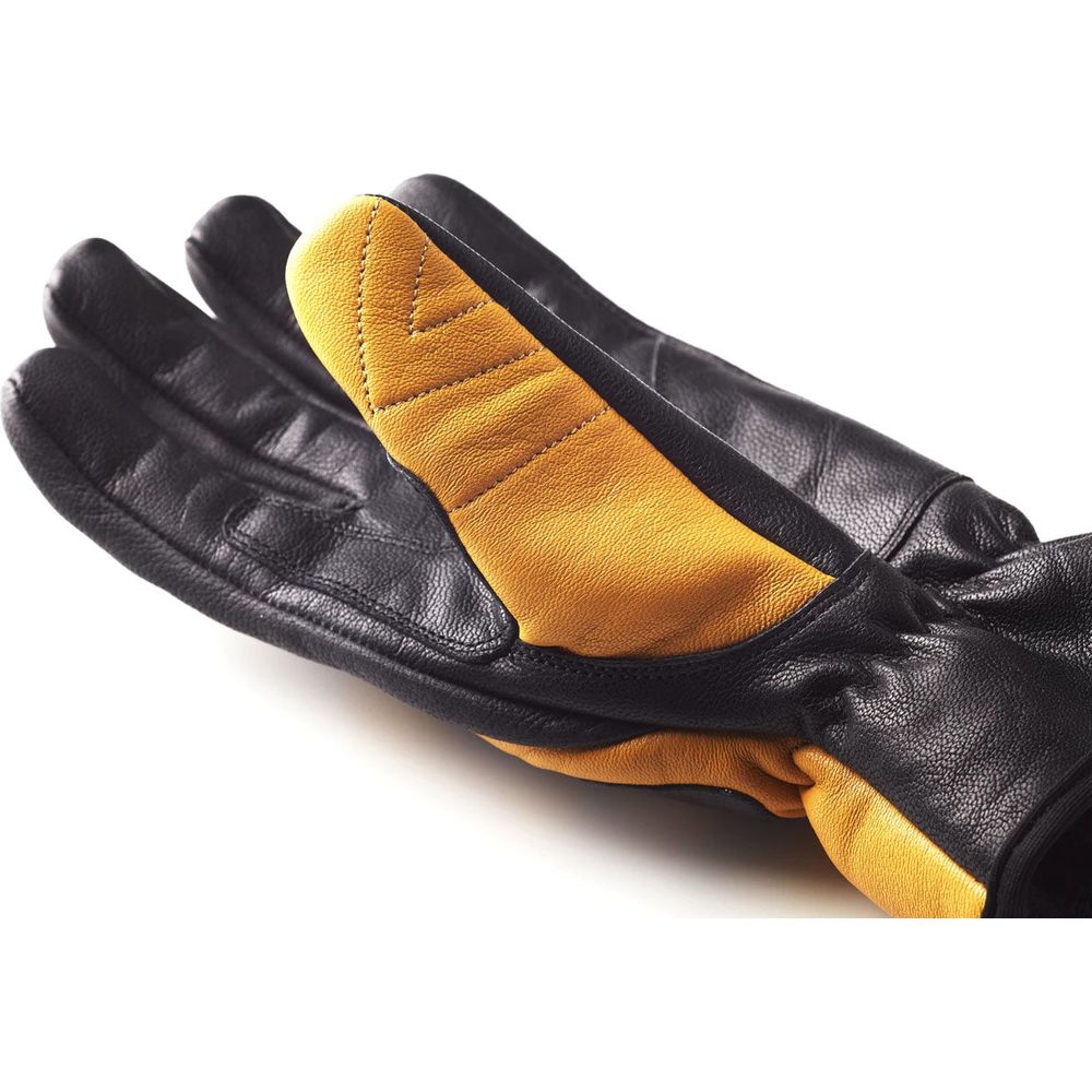 Fuel Moto X Leather Gloves Yellow / Black - FREE UK Shipping, FREE 365 Day Returns | Moto Central