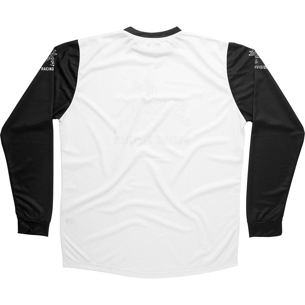 Fuel Racing Division Jersey White  - FREE UK Shipping, FREE 365 Day Returns | Moto Central