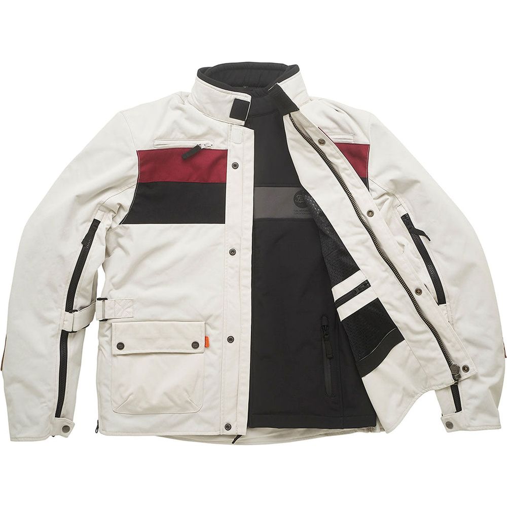 Fuel Rally 2 Textile Jacket White