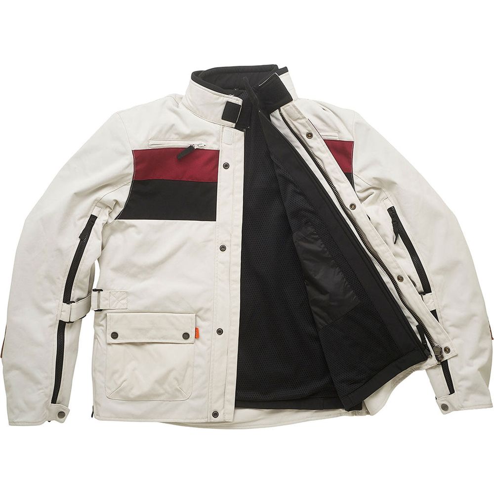 Fuel Rally 2 Textile Jacket White