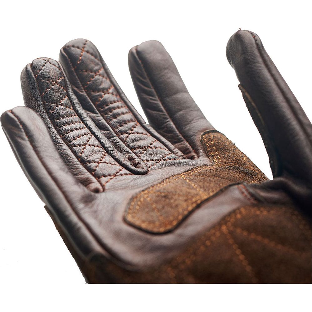 Fuel Rodeo Ladies Leather Gloves Brown - FREE UK Shipping, FREE 365 Day Returns | Moto Central