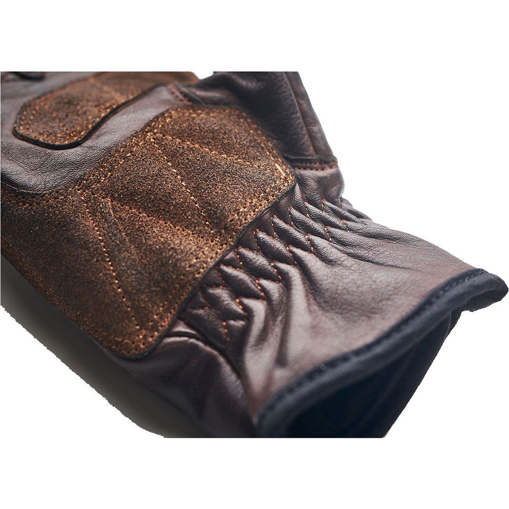 Fuel Rodeo Ladies Leather Gloves Brown - FREE UK Shipping, FREE 365 Day Returns | Moto Central