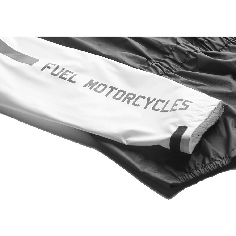 Fuel Thunder Rain Over Jacket Black / White - FREE UK Shipping, FREE 365 Day Returns | Moto Central